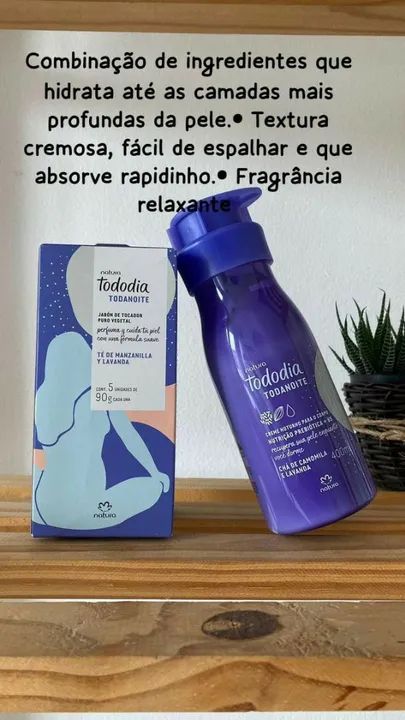 COMBOS NATURA (HIDRATANTE 400ML + CAIXA COM 5 SABONETES