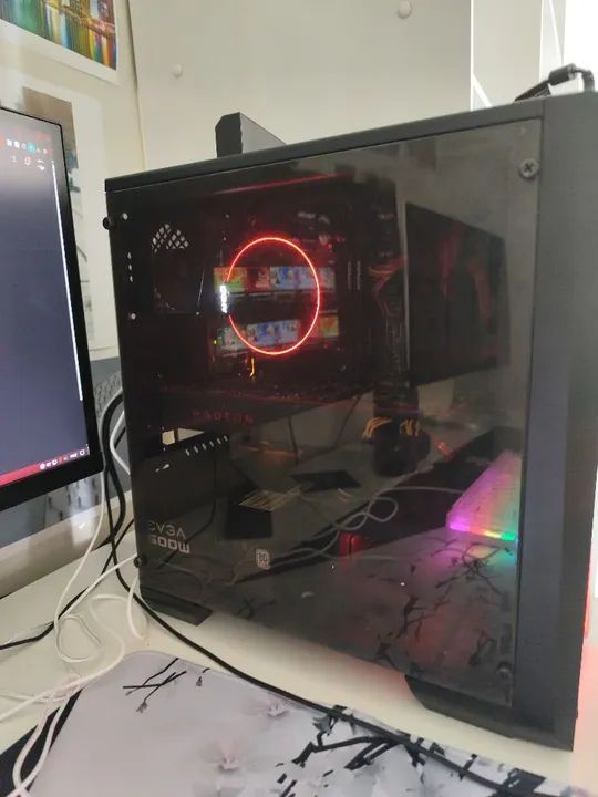 Setup Gamer Completo - Monitor Ultrawide 75Hz PC Full AMD - Kit HYSJ + Webcam C920s - Foto 3