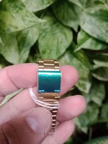 Relógio Casio dourado primeira linha. - Foto 3