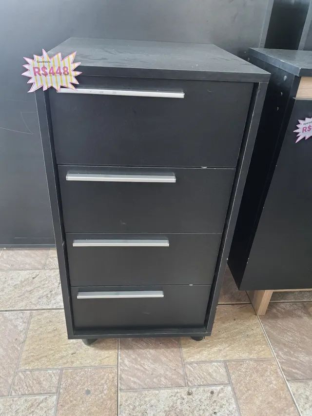 Gaveteiro volantes 4 gavetas- novo 