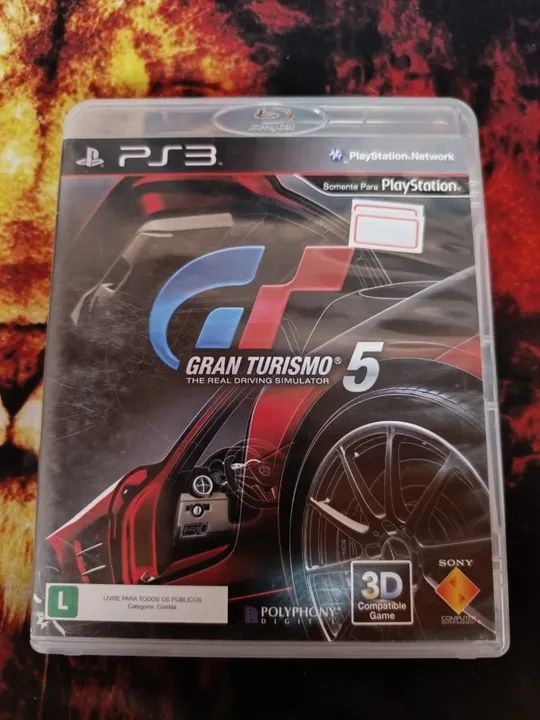 Jogo Gran Turismo 5 The real Driving Simulator jogo de ps3 original - Promoção!