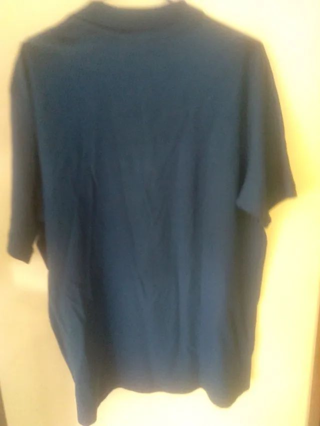 Camisa Polo azul cobalto Marfinno, GG - Foto 5