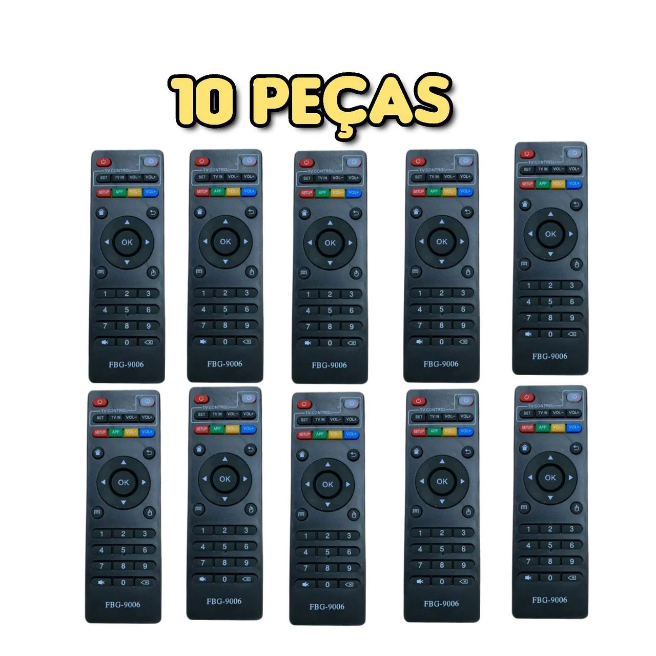 Atacado 10 peças controle Tv Universal 