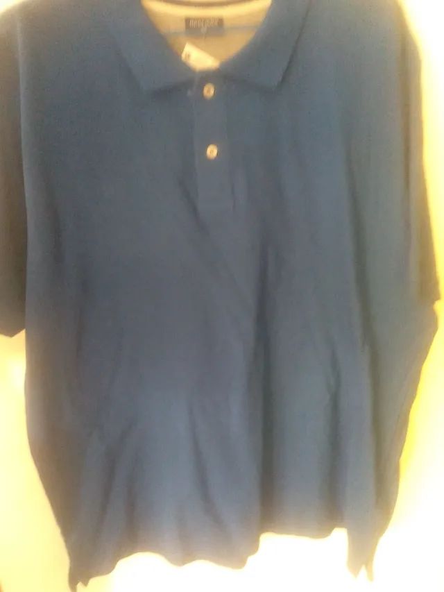 Camisa Polo azul cobalto Marfinno, GG