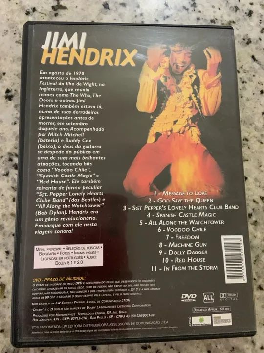 DVD jimi Hendrix - Foto 4