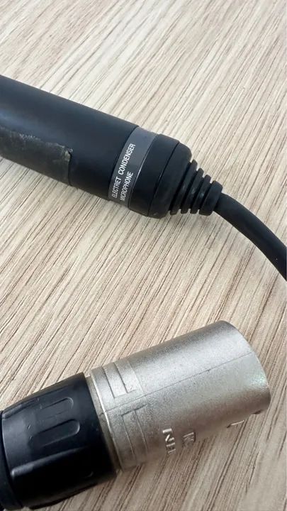 Microfone mini-Boom para câmera .  Sony cabo XLR  - Foto 2
