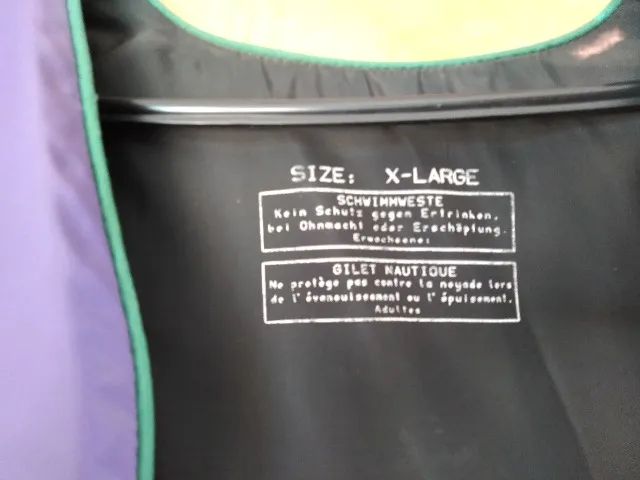 Colete Salva Vidas O'brien De Nylon Tamanho Xg (gg) - Foto 6