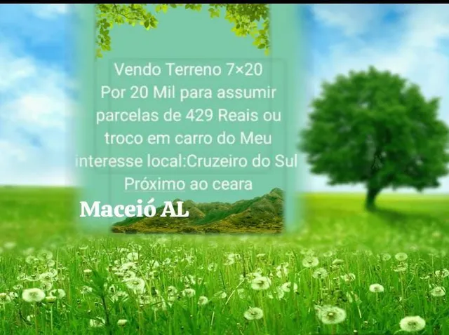 Captação de Terreno a venda na Rua Oriente, Cidade Universitária, Maceió,  AL