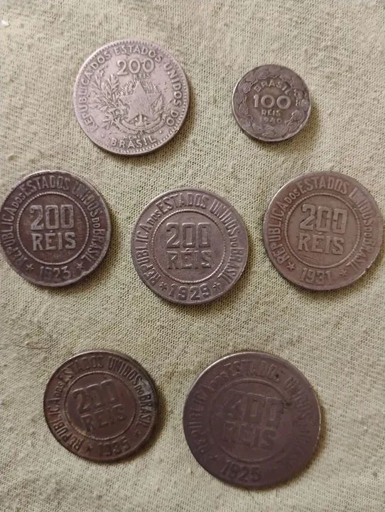 Moedas antigas do Brasil - 200 Reis