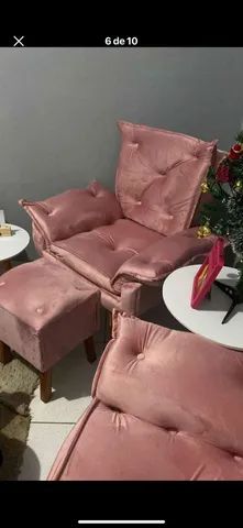 Poltrona modelo opala luxo modernas confortável 