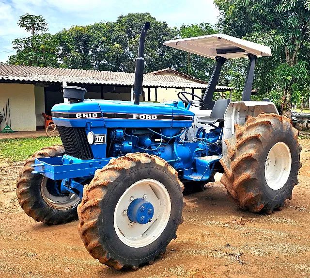 Trator Ford 6610 Traçado 4x4 Turbo Conservado Pronto Para o Trabalho
