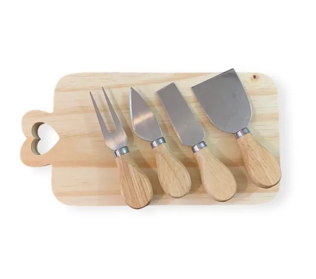 Kit Tábua de frios e Jogos de Facas para queijo