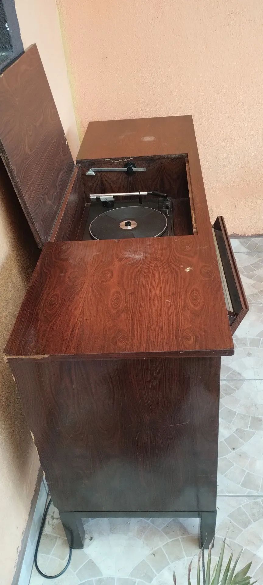  Balcão Rádio, radiola vitrola toca disco Philips Vintage - Foto 2