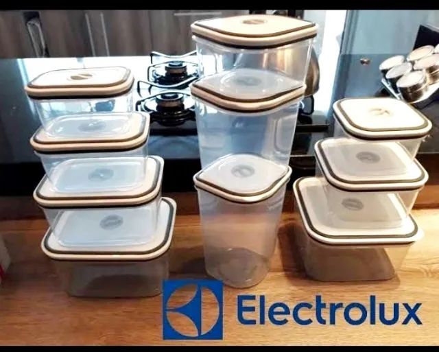 Conjunto de Potes Herméticos Electrolux 10 Peças- Lacrado - Foto 2