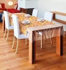 Toalha De Mesa De Plastico Transparente - Foto 3