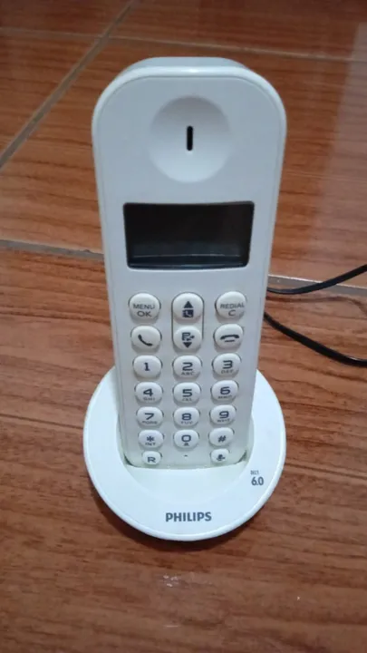 Telefone sem fio Philips branco