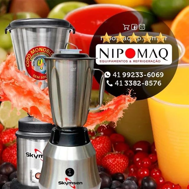 LIQUIDIFICADOR INOX SKYMSEN LIQUIDIFICADOR COMERCIAL LIQUIDIFICADOR INDUSTRIAL