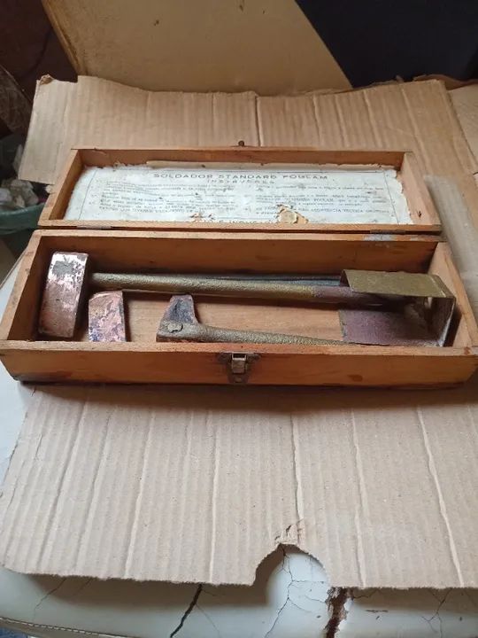 Kit de Ferros de Soldar Estanho - Ano 1930 - Foto 2