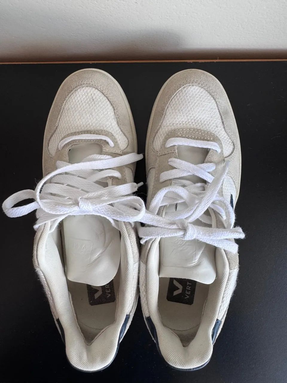 Tênis Veja V-12 Branco com Detalhes Azul - Foto 2