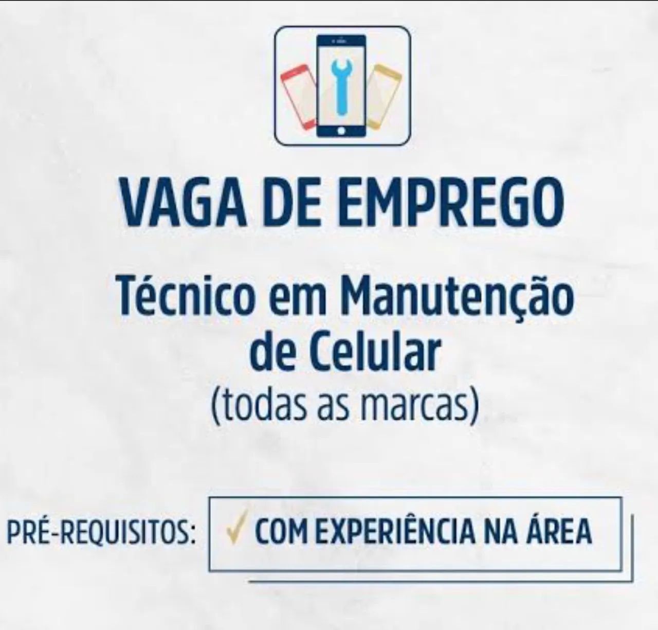 Vaga Técnico de smartphone 