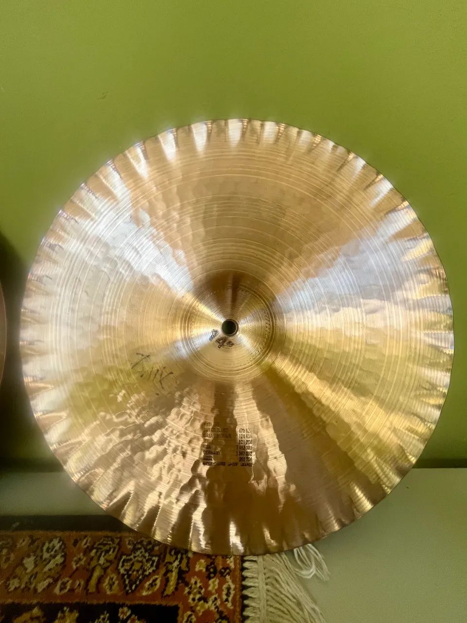 Paiste 2002 sound edge hi hat 14" vintage  - Foto 5