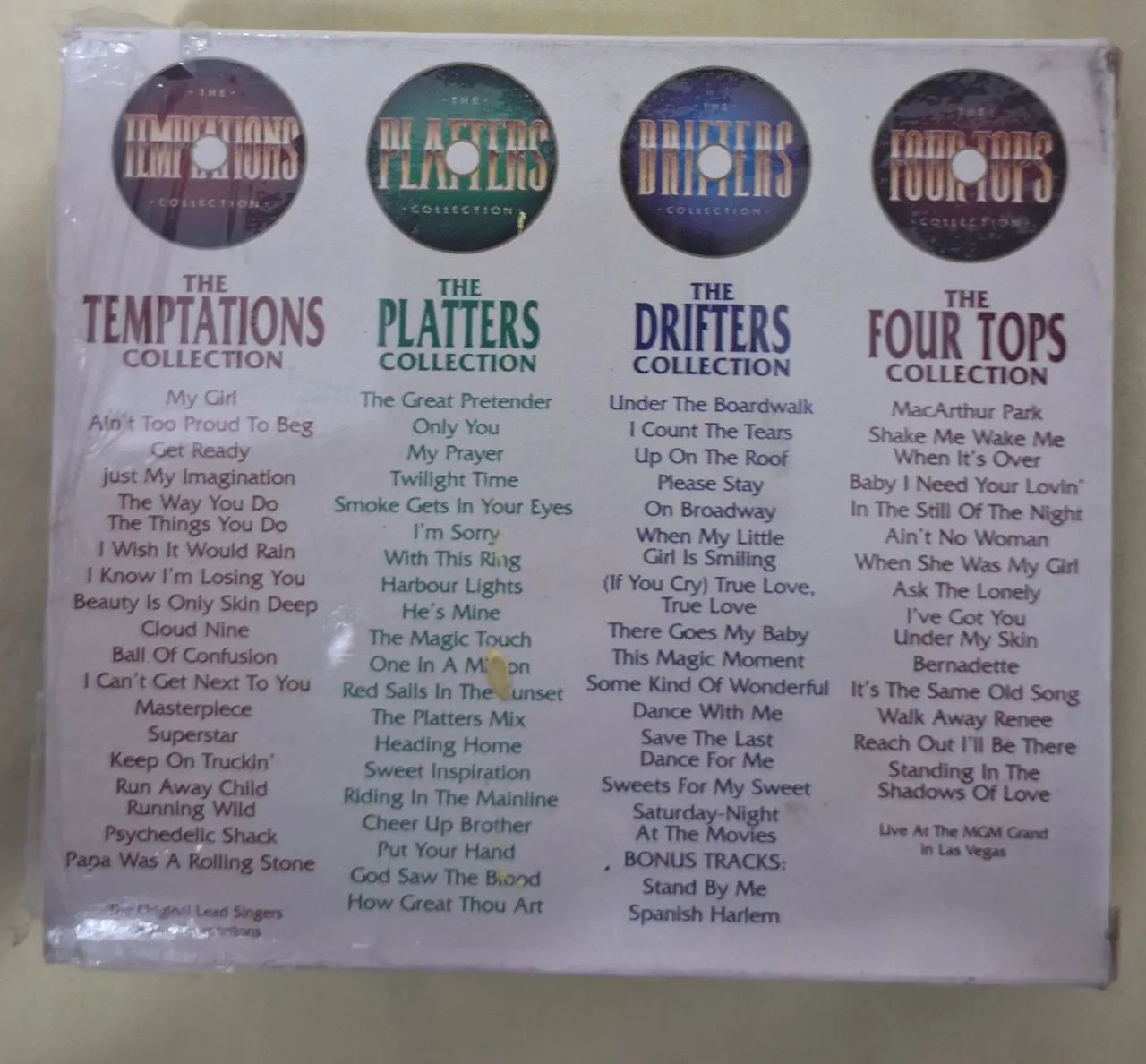 Box The Great Vocal Groups (Temptation, Platters, Drifters e  Four Tops) - Foto 3