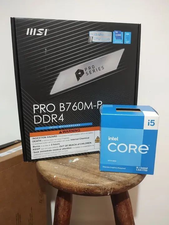 Kit i5 13400F + Msi B760M (com garantia)