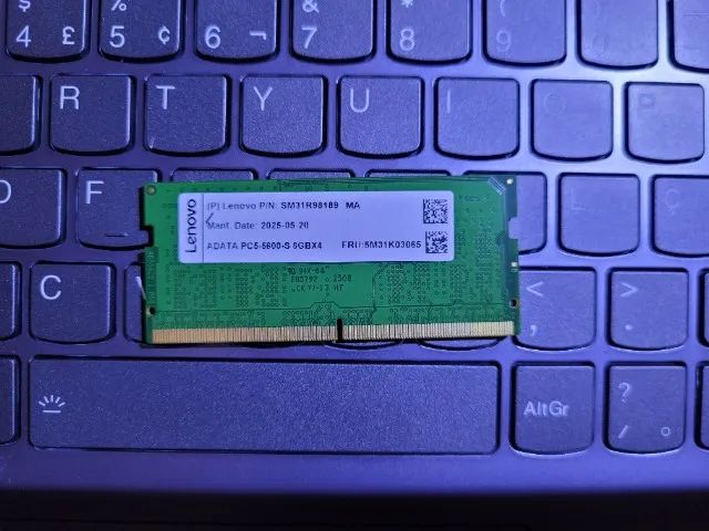 ADATA RAM Memory 8GB DDR5 5600MHz SODIMM64739357845379121