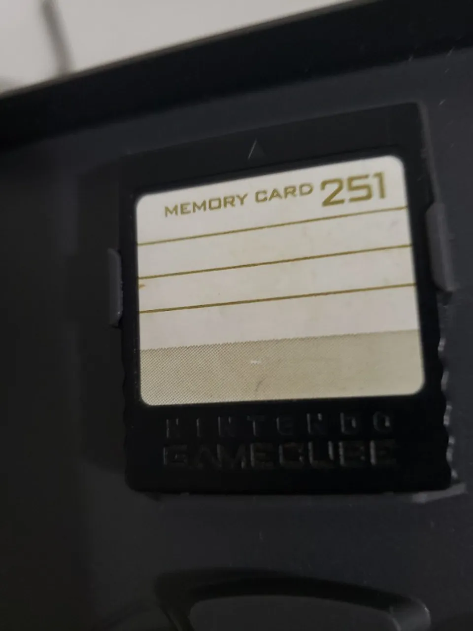Memory card original gamecube 251 blocos, funcionando normalmente, envio via OLX
