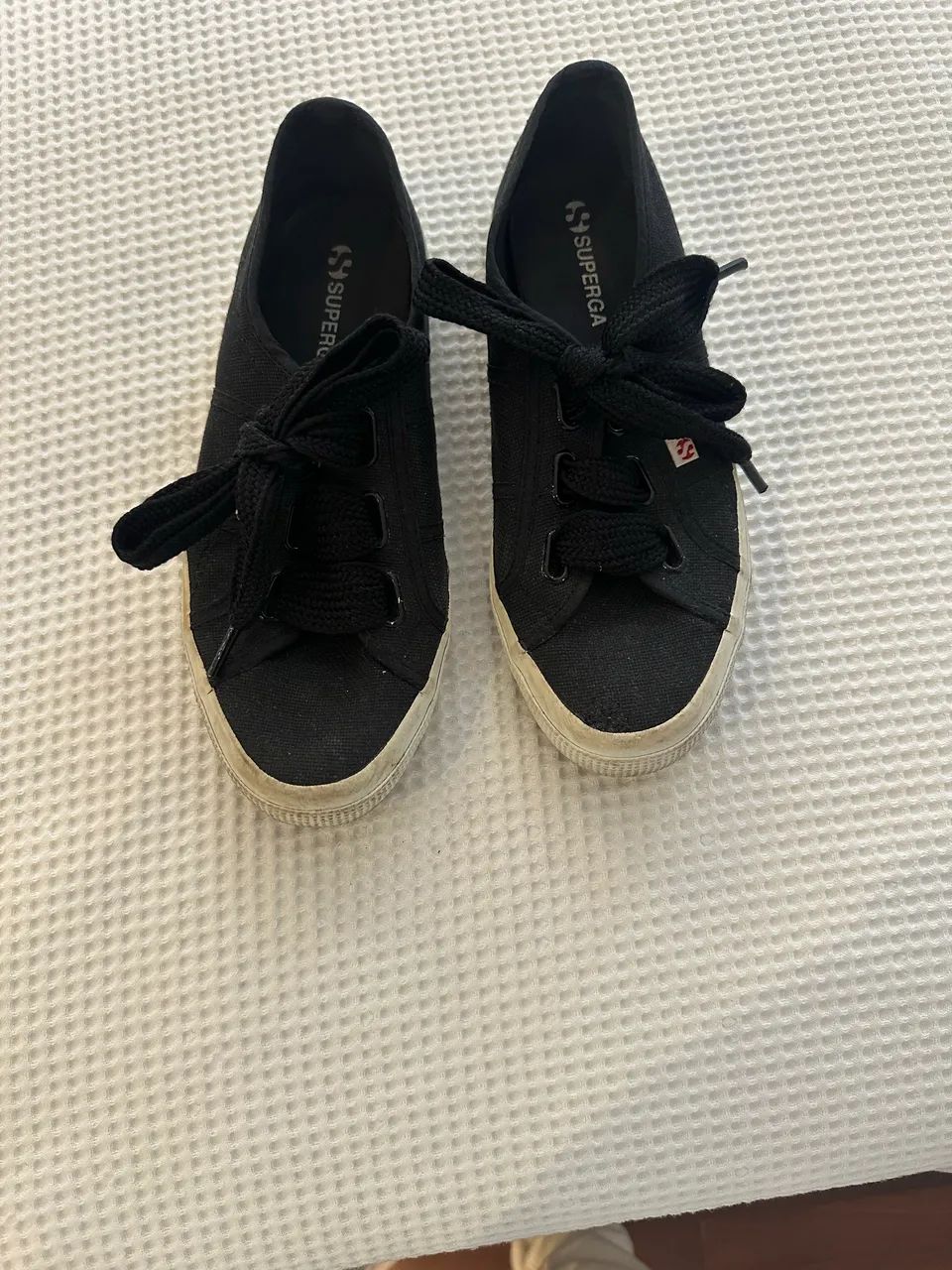 Tênis SUPERGA PRETO COM POUCO USO  - Foto 3