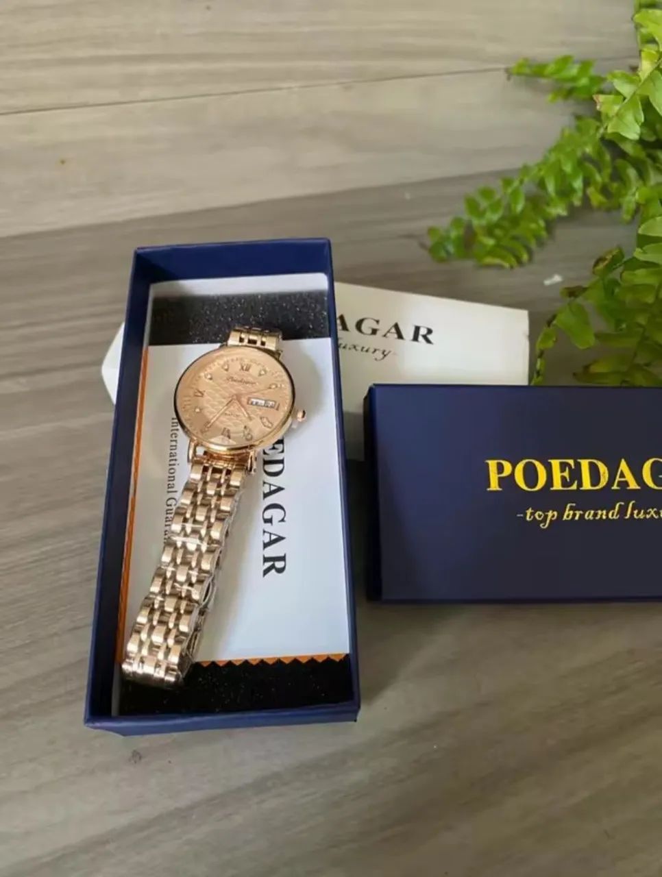 Relógio Feminino Original Rose e Dourado - Foto 4
