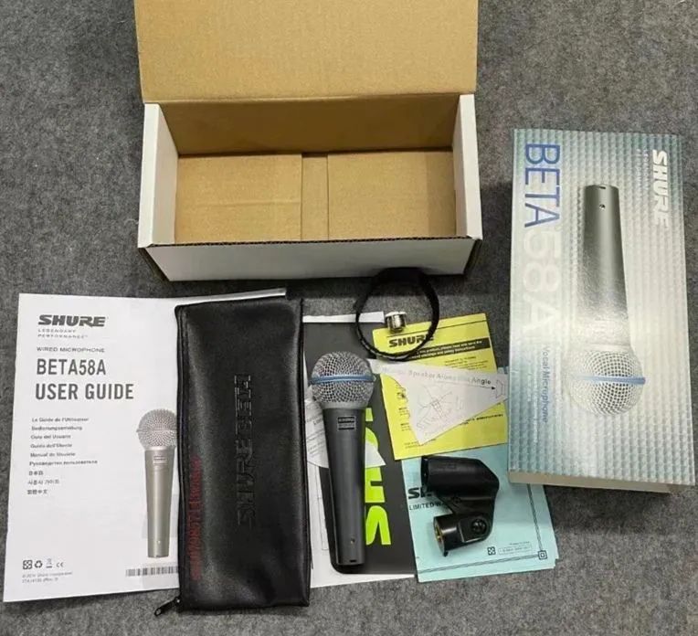 Microfone Shure Beta 58A Dinâmico Cardioide - Foto 2