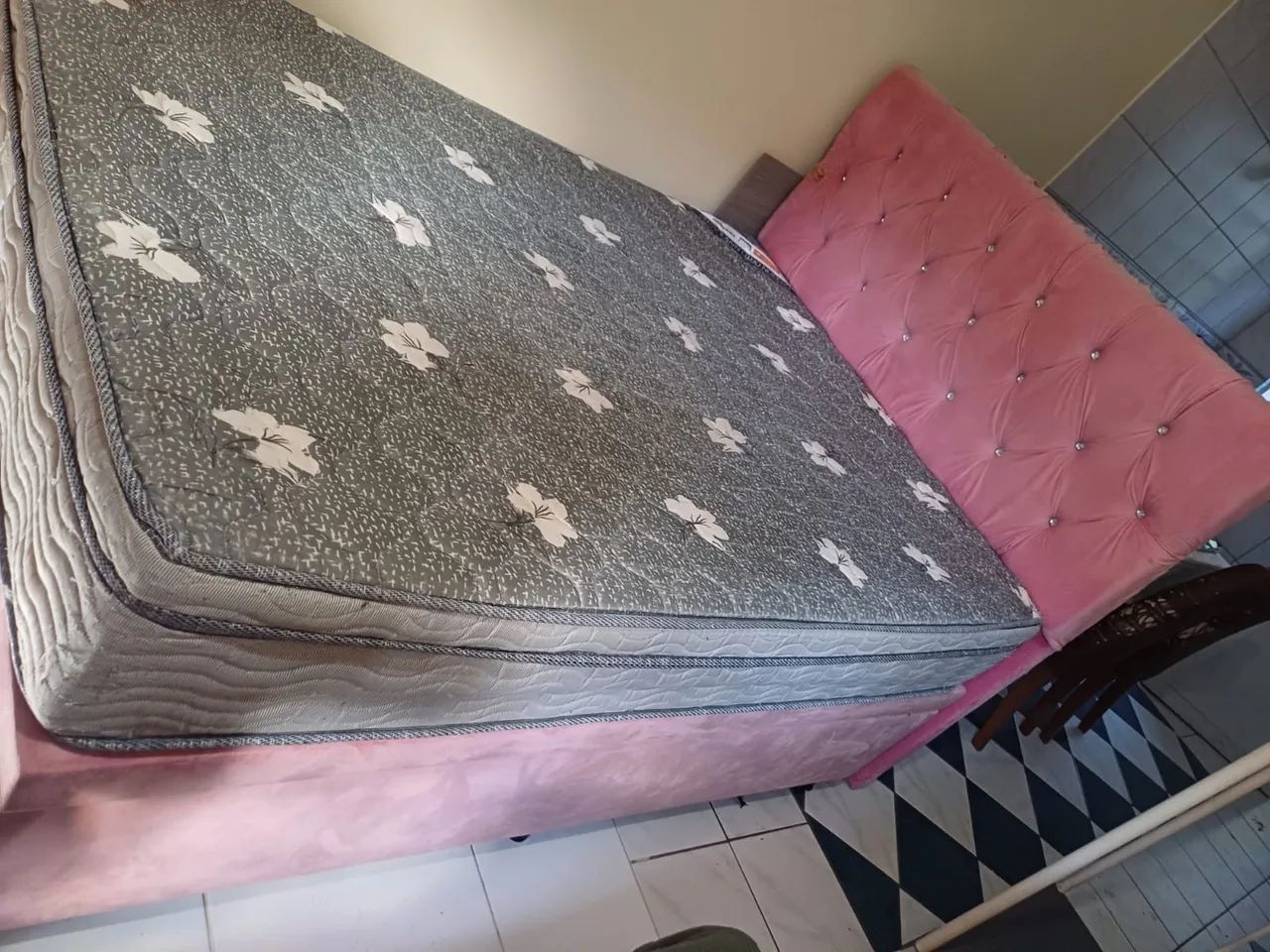 Cama Box Casal com Cabeceira