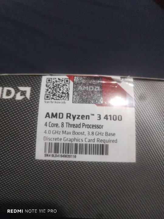 AMD Ryzen 3 4100 - Processador 4 Core