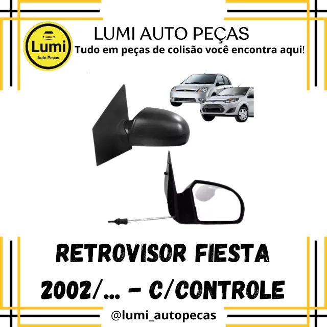 Retrovisor Fiesta 2003 a 2012 - NOVO!!