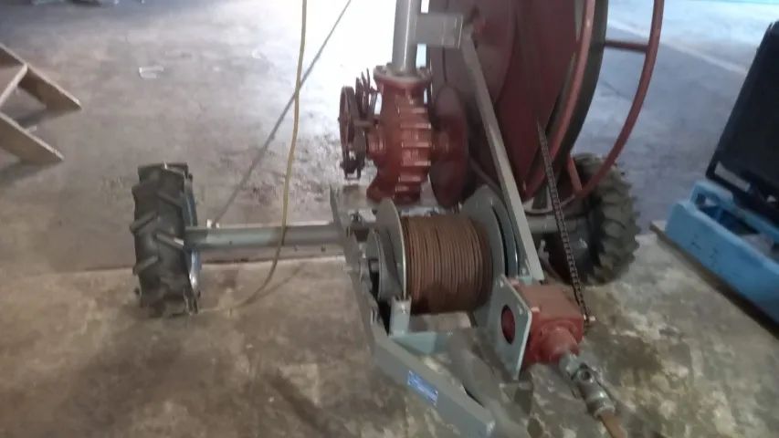 CARRETEL ENROLADOR AZ BRASIL REVISADO C/120 METROS DE MANGUEIRA NOVA - Foto 3