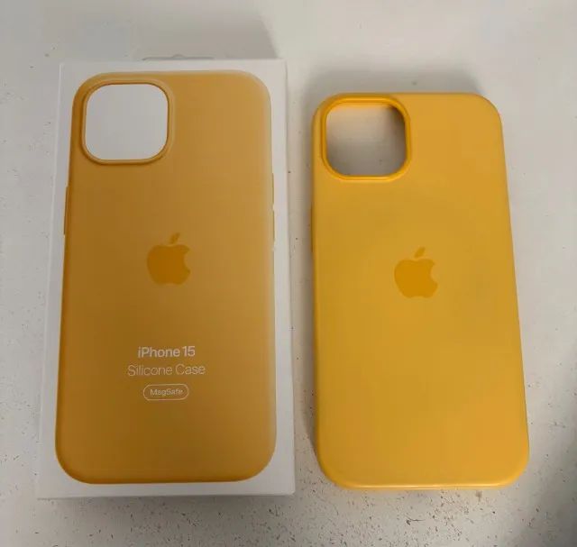 Apple Capa de silicone com MagSafe para iPhone 15 - Solar ?