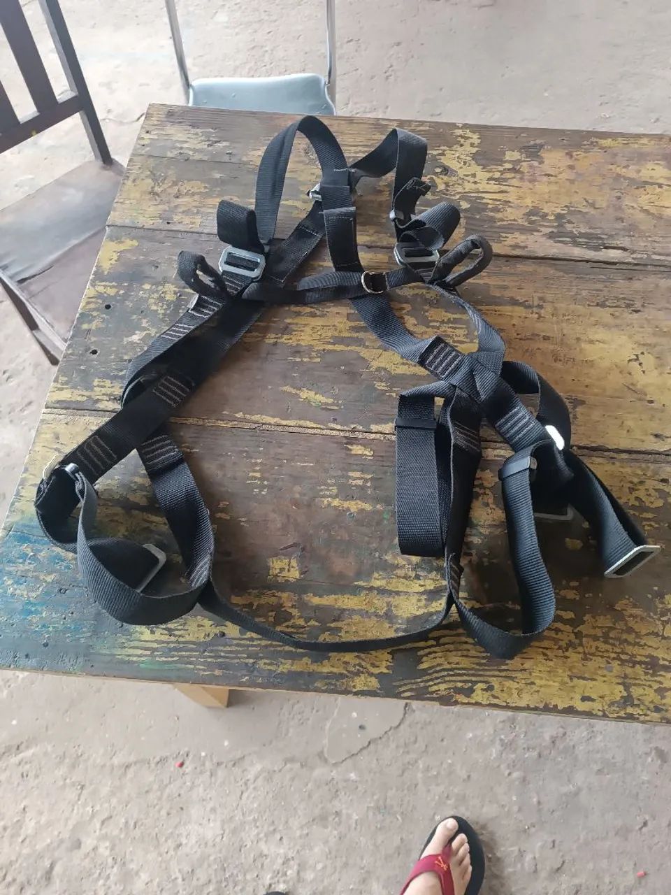 Cinturão tipo paraquedista 