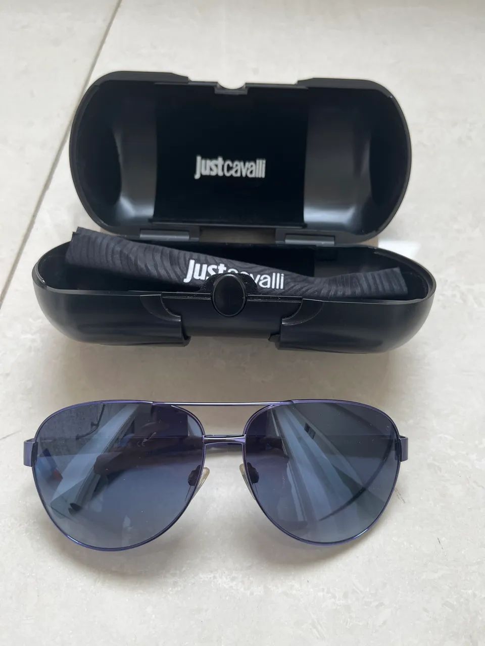 Oculos sol violeta roxo Just Cavalli novo