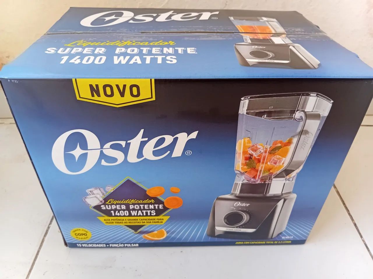 Liquidificador Oster Super Potente 1400W - Novo