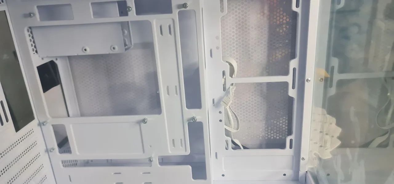 Gabinete Aquario Redragon Novo branco - Foto 5