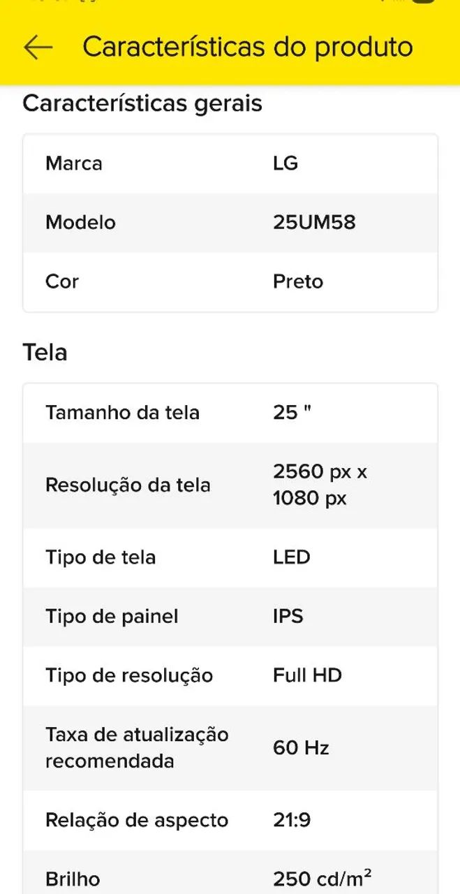 Monitor ultrawide  [jogos] LG 25um58p - Foto 2