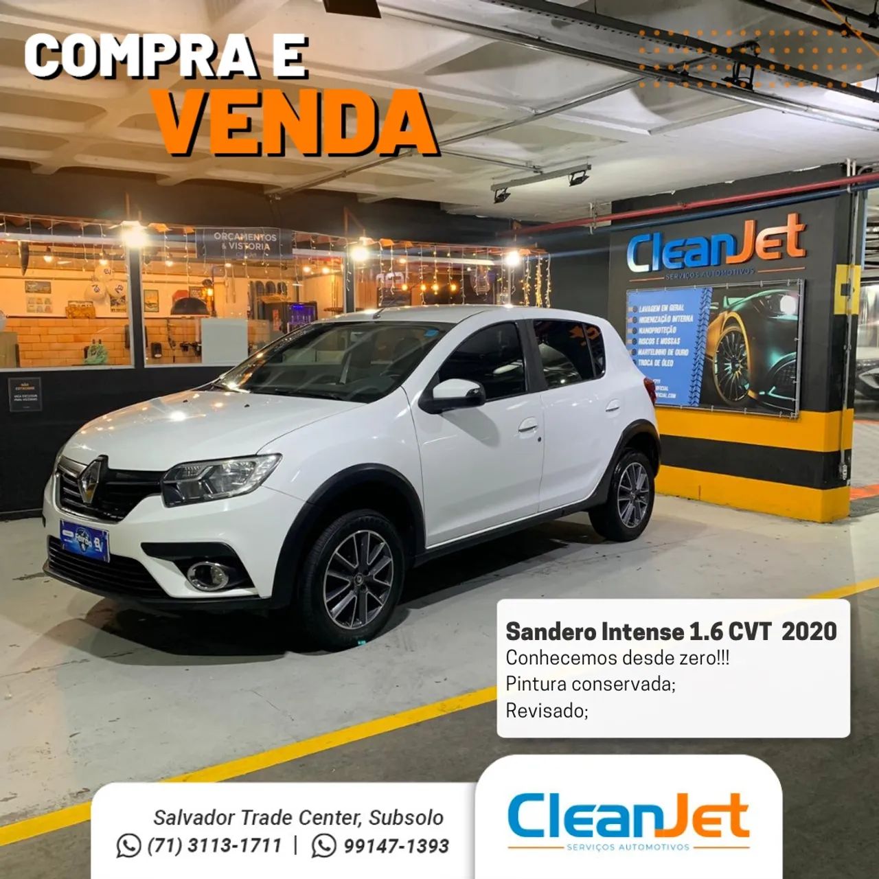 Renault Sandero Intense Flex 1.6 16V 5P Aut. 2020
