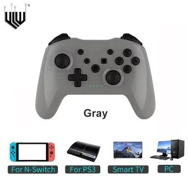 controle  game wireless pc tv ps3 android gaminja cinza - Foto 2