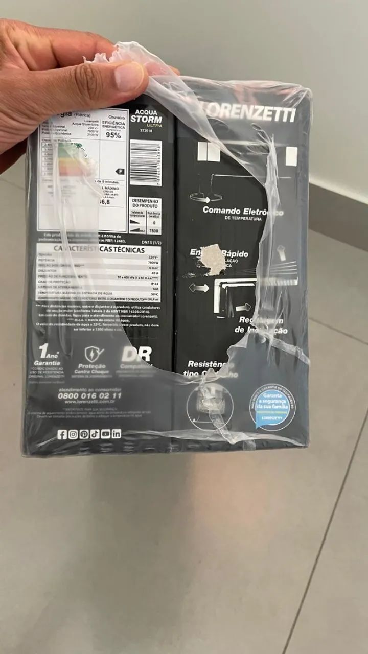 LORENZETTI Chuveiro Acqua Storm Ultra  7800W - Foto 2