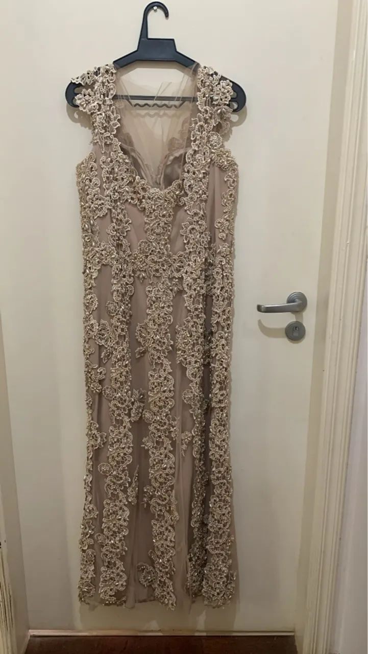 Vestido de festa inteiro bordado  - Foto 2