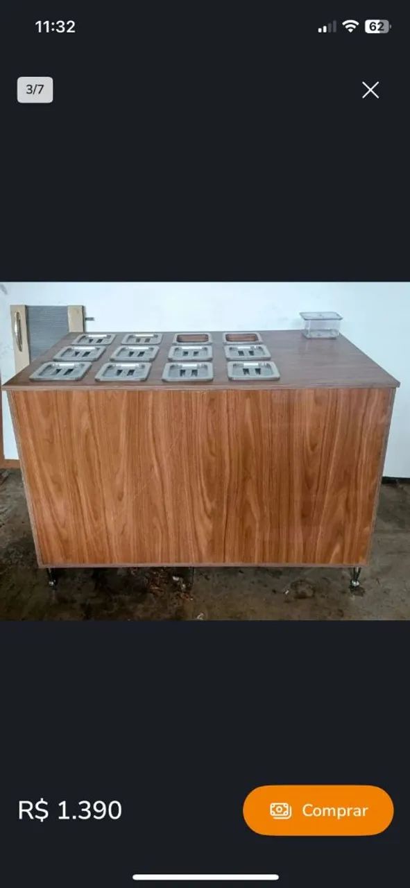   Expositor/ Buffet/ Balcão para sorveteria/ açaiteria/ adegas e móveis pra cafeteira - Foto 4