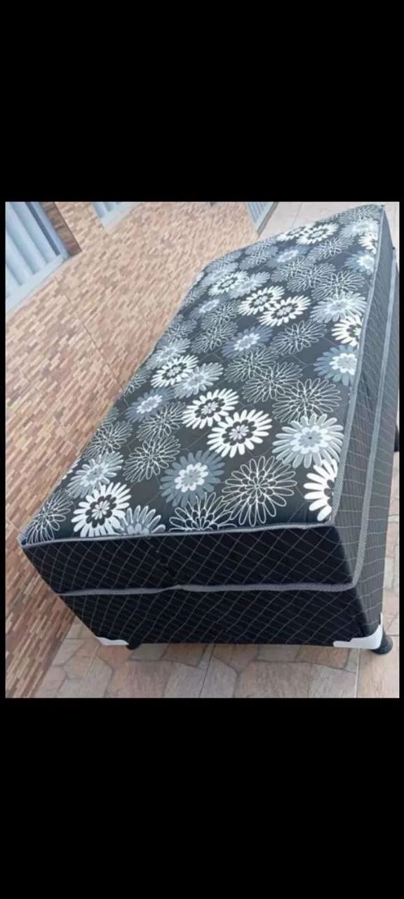 Cama Box Casal Floral - Foto 3