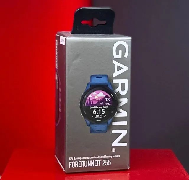 Garmin Relógio Forerunner 255 Basic - Tidal Blue - 46MM - Produto Novo