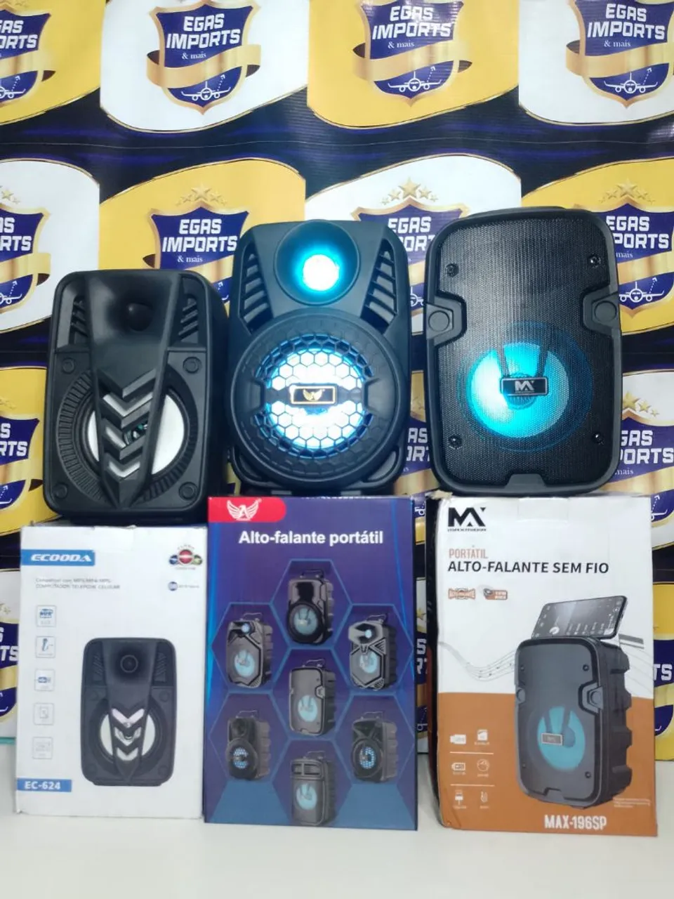 Caixa de som bluetooth amplificada